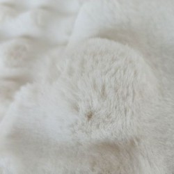 Dywan Shaggi  MERLIN 3D biały (typu rabbit)